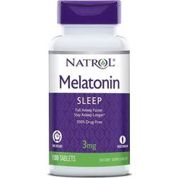 Natrol Melatonin Time Release 3mg 100 stk