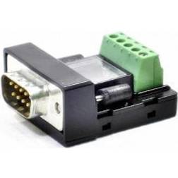 Omron RS-485Adapter, 2 eller 4 tråd, tilsluttes direkte til RS-232C 9 ben port til seriel PLC link, skruek