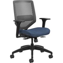 Hon SVR1ACLC90TK Solve Series ReActiv Back Task Chair, Midnight/Charcoal