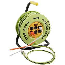 Southwire 50 ft. 12/3 Cord Reel Power Station with 6 Outlets