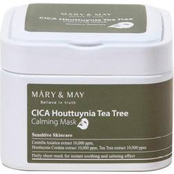 Mary&May Cica Houttuynia Tea Tree Calming Mask Set of 30