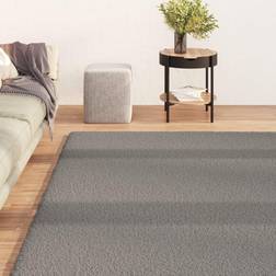 vidaXL Shaggy Rug High Grey cm