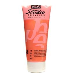 Pebeo Studio Acrylic Paint iridescent orange yellow 100 ml