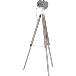 Dkd Home Decor Metal Træ Gulvlampe