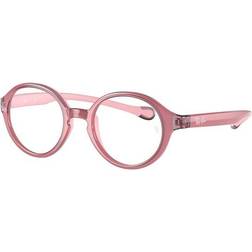 Ray-Ban Junior Rb9075 Kids Pink Clear Lenses Polarized 35-16 Pink 35-16