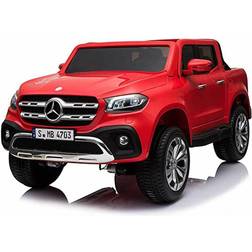 Injusa Auto elettrica per bambini Mercedes Benz Classe X Pick Up Rosso