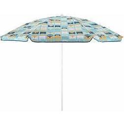 Volkswagen Vw Campervan Family Beach Parasol