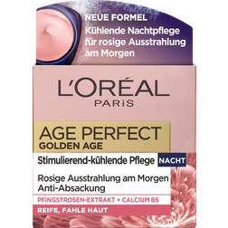 L'Oréal Paris Paris Ansigtspleje Day & Night Golden Age stimulerende og kølende natcreme 50ml