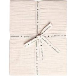 Garbo & Friends Eggshell Muslin Fitted Sheet 140x200