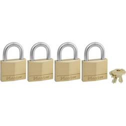 Master Lock Solid Brass 40mm 4-Pin Keyed