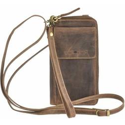 Greenburry Leder Handytasche Geldbörse VINTAGE 1569