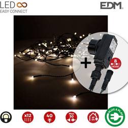 Edm "Gardinbelysning Icicle Easy-Connect 100W Ljusslinga