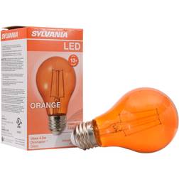 Sylvania 40301 LED4.5A19/DIM/ORANGE/GL/RP Colored LED Light Bulb