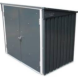 Duramax Trash Bin Galvanized Steel Storage Shed (Building Area )