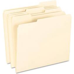 Smart Shield Top Tab File Folders, 1/3-Cut Tabs, Letter