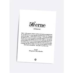 Dialægt 50'erne Definitions Plakat
