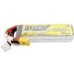 Tattu Tattu Modelbyggeri-batteripakke (LiPo) 7.4 V 550 mAh Celletal: 2 95 C Softcase