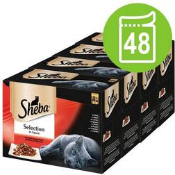 Sheba Selection Pouches in Sauce 48 x 85 g