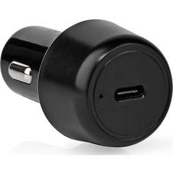 Nedis 12V PD USB-C billader 3A/30W Sort