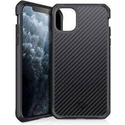 ItSkins BALLISTIC CARBON cover til iPhone 11 Pro XS X Sort