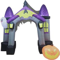 Joyin 9FT Inflatable Haunted House Archway Halloween Decoration Halloween Inflatables