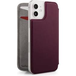 Twelve South iPhone 12 Mini Fodral SurfacePad Plommon