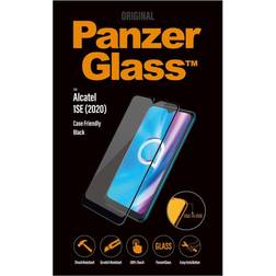 PanzerGlass SKÆRMBESKYTTER ALCATEL 1SE 2020 CASE FRIENDLY SORT ➞ På lager klar til afhentning