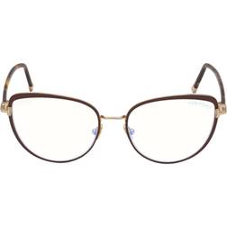 Tom Ford Blue Light Blocking Metal Cat-Eye
