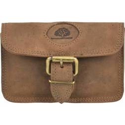 Greenburry Gürteltasche Leder quer Druckknopf braun VINTAGE 327 Shop