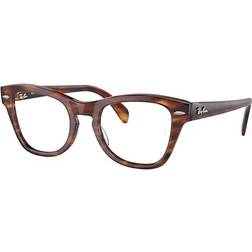 Ray-Ban Brille Rx0707v col. 2144 Unisex Rechteckig Braun