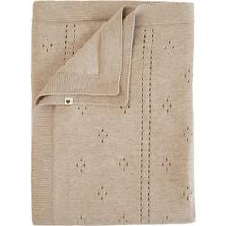 Bibs Organic pointelle babytæppe Beige str. One Size