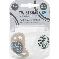 Twistshake Sutter 0-6 Måneder 2 stk