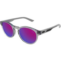 Puma Unisex PJ0060S Outlet Solbriller Plast - Grå/Rosa