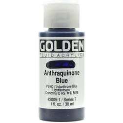 Golden Fluid Acrylics anthraquinone blue 1 oz