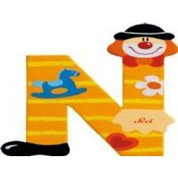 Sevi Wooden letter N, Clown 81750