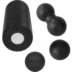 Gorilla Sports Faciapakke Foam Roller Massageboll Pakke 1 Tre produkter