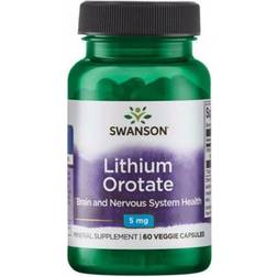 Swanson Lithium Orotate 5mg 60 Stk.