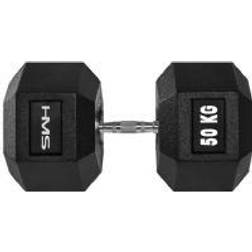 HMS Dumbbell Hex Pro and 50 kg (17-66-131)