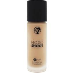 W7 Photoshoot 16hr Budge Proof Foundation Sand Beige 30ml