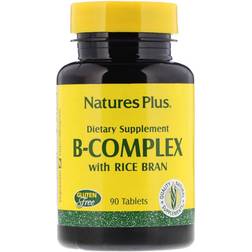 Nature's Plus B-komplex med Rice Bran riskli 90 st