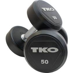 TKO Rubber Dumbbell Pro 40 kg and (K828RR-40)