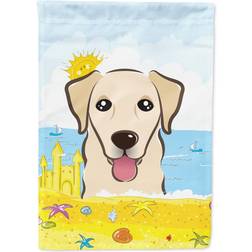 Caroline's Treasures BB2120GF Golden Retriever Summer Beach Flag