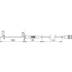 Greisinger Einstechfühler GF 1T-E1.5 -70