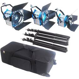 Came-TV Fresnel Tungsten Studio Spot Video 3-Light Kit, 1x 650W 1x 300W 1x 1000W