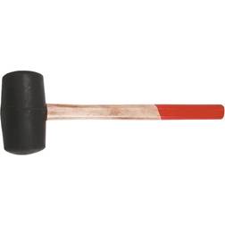 Top Tools Rubber mallet with wooden handle 350g 260mm Gummihammer