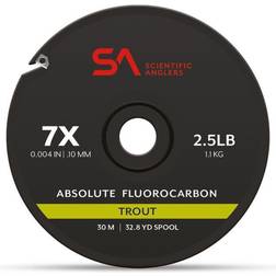 Scientific Anglers SA Absolute Fluorocarbon Trout Tafsmaterial 1X (0,25 mm)