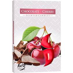 Aura Chocolate/Cherry Fyrfadslys Med Duftlys