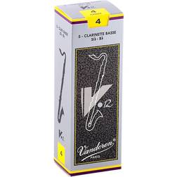 Vandoren Bass Clarinet V.12 Reeds Strength #4; Box of 5