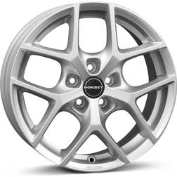 Borbet Y crystal silver 6.5x16 5/100.00 ET43 B57.1