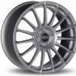 OZ Superturismo LM 8.5x19 5x114.3 ET 38 Matt Race Silver Black Lettering